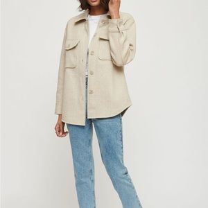 Dynamite Ivory Shacket